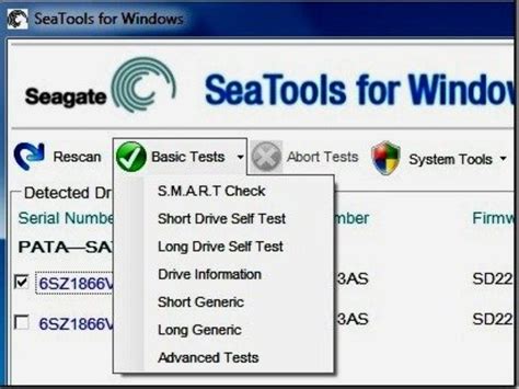 seagate hard drive diagnosis